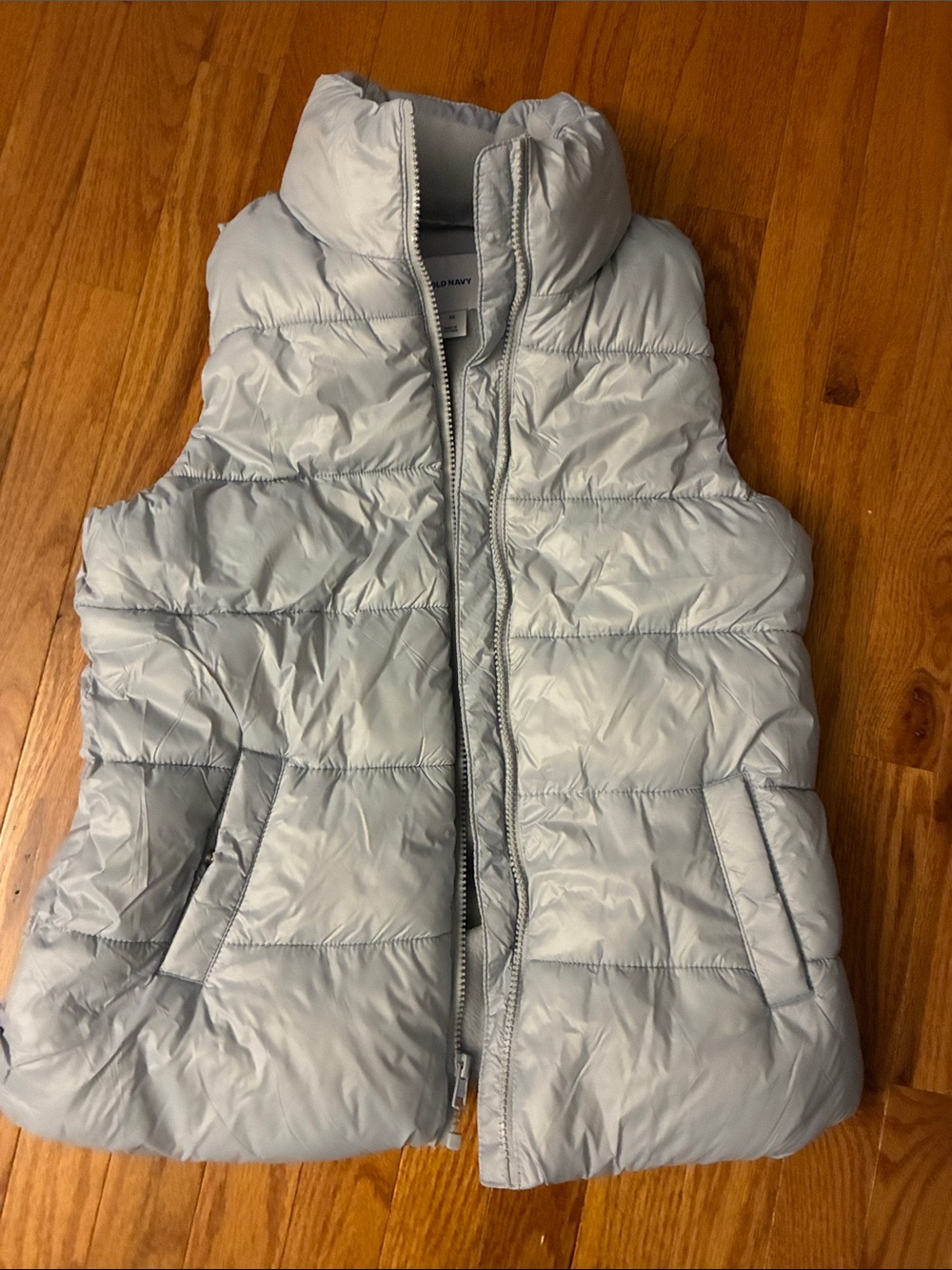 Old Navy Light Light Blue Fleece Vest